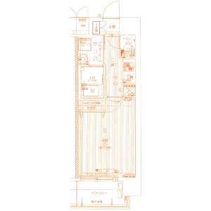 サムティ北梅田ヴェッセルの間取り図