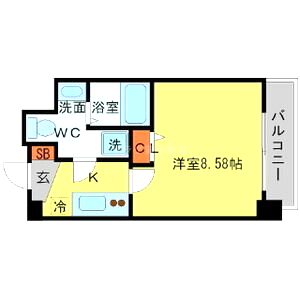 SERENiTE日本橋SUDの間取り図
