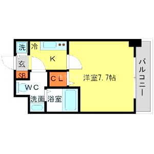 SERENiTE日本橋SUDの間取り図