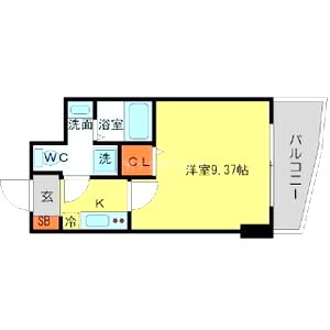 SERENiTE日本橋SUDの間取り図