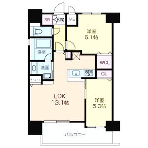 グラマシー京橋の間取り図