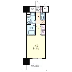 グラマシー京橋の間取り図