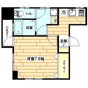 リディア・ランス上町台の間取り図