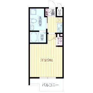レジディア谷町の間取り図