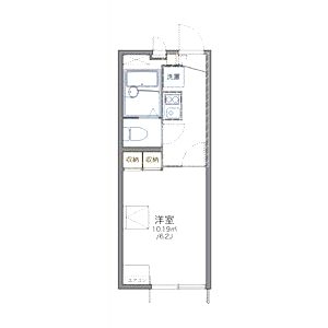 レオパレス藤が丘1番館の間取り図