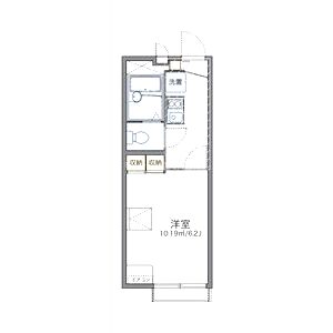 レオパレス藤が丘2番館の間取り図