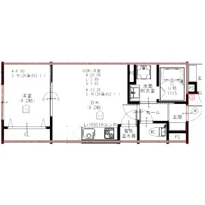 ACT上新庄(イタンジ最新)の間取り図