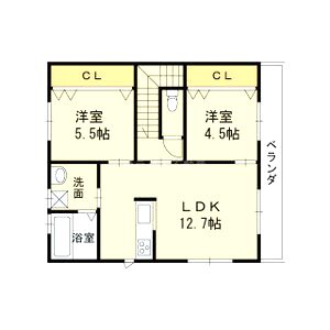 GREEN GARDEN WESTの間取り図