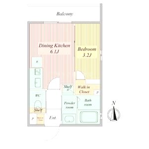 Live Flat京都西院の間取り図