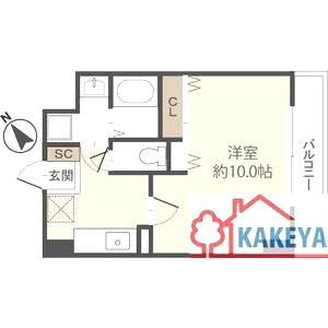 ヴィル・ド・レーブの間取り図