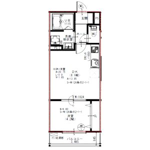 エトワールセレスト茨木(イタンジ最新)の間取り図