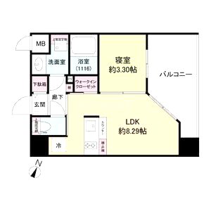 Live Flat六甲桜口の間取り図