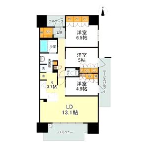 ブランズ塚口町一丁目の間取り図