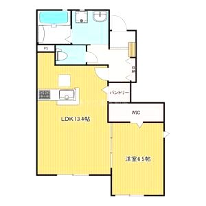 Reveur甲東 Iの間取り図