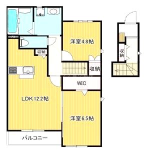 Reveur甲東 Iの間取り図