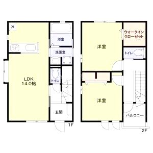ヴェル・ラフィーネ帝塚山の間取り図
