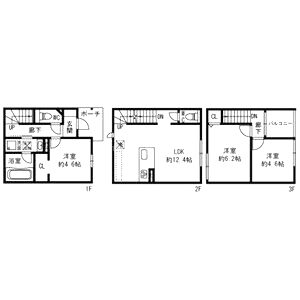 レジデンス・ボヌールの間取り図