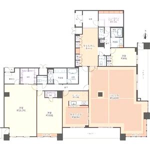 ジオタワー宝塚の間取り図