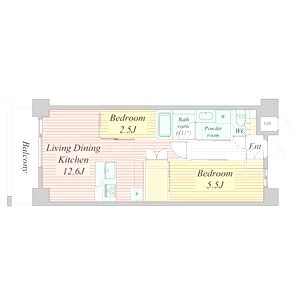 LiveCasa西宮の間取り図