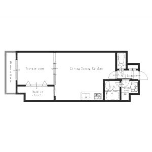 きーとすはうすの間取り図