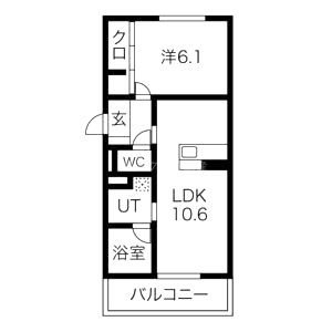 シャルールプラスIIの間取り図