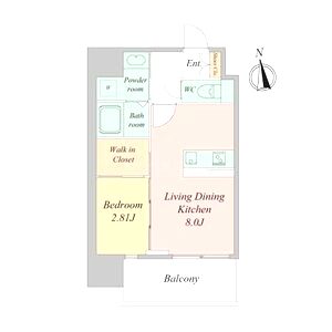 LiveCasa天満橋の間取り図