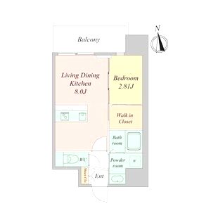 LiveCasa天満橋の間取り図