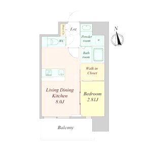 LiveCasa天満橋の間取り図