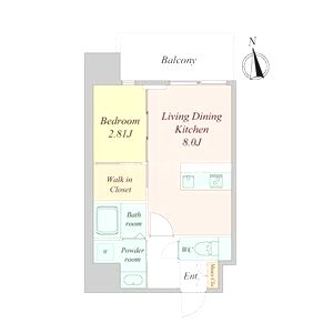 LiveCasa天満橋の間取り図