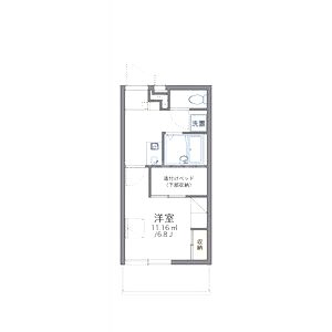 レオパレス洛南の間取り図