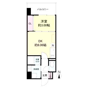 LiveCasa関目の間取り図