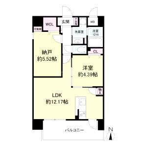 LiveCasa関目の間取り図