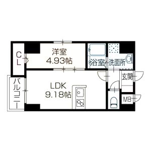 ラフェリシア海岸通の間取り図