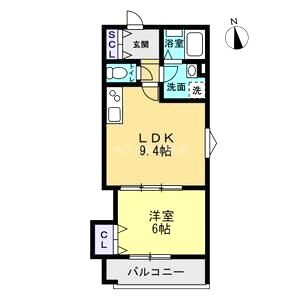NAGAMORI新深江の間取り図
