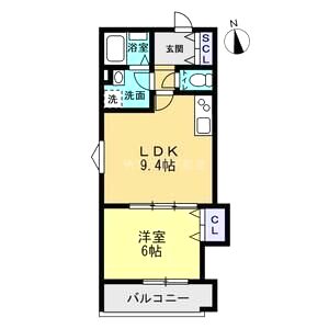 NAGAMORI新深江の間取り図