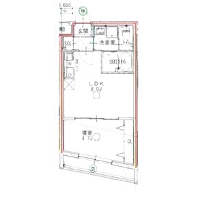 ARCA嵯峨嵐山の間取り図