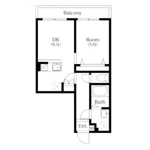 ARCA嵯峨嵐山の間取り図