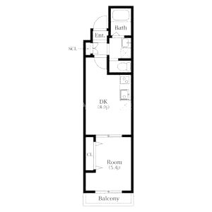ARCA嵯峨嵐山の間取り図