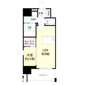LiveCasa王子公園の間取り図
