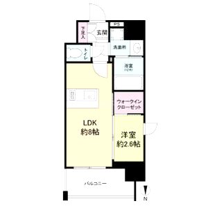 LiveCasa王子公園の間取り図