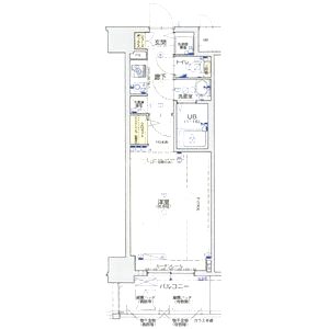 サムティ江坂レガーロの間取り図