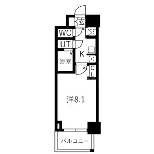 サムティ江坂レガーロの間取り図