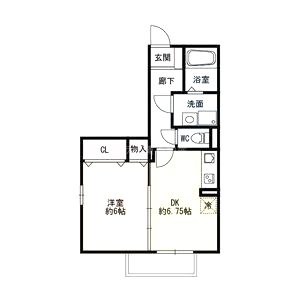 クレセントコートの間取り図