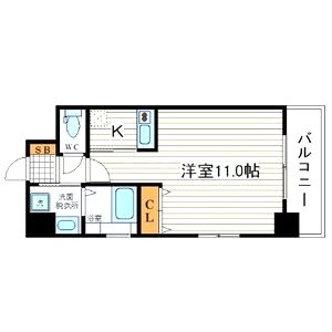 アドバンス大阪ベイストリートの間取り図