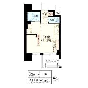 DOUBLE NINE RESIDENCE TENNOJIMINAMIの間取り図