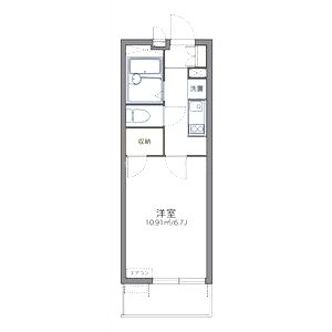 レオパレスデイジーヴィラIIの間取り図