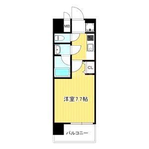 四天王寺レジデンスの間取り図