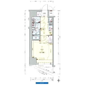 プレサンス梅田IIの間取り図