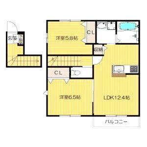 IB-21(アイビーニジュウイチ)の間取り図
