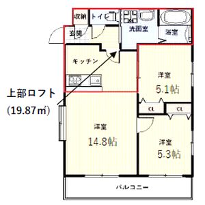 For Realize吹田の間取り図
